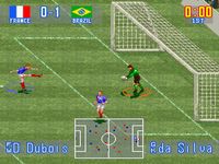 une photo d'Ã©cran de International Superstar Soccer sur Nintendo Super Nes